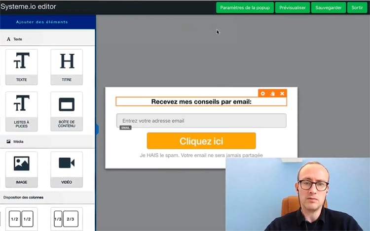 interface systeme io
