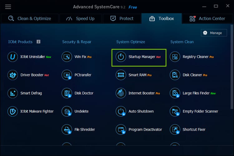 outils advanced systemcare