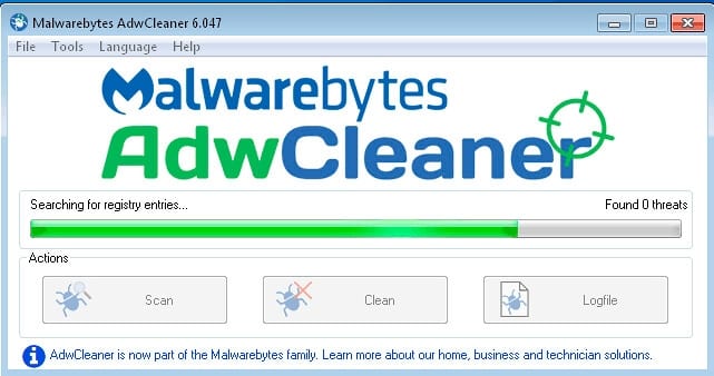 progression scan adwcleaner
