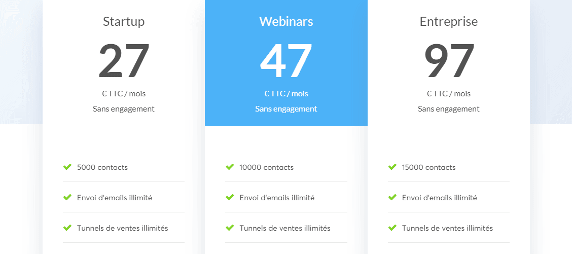tarifs abonnement systeme io