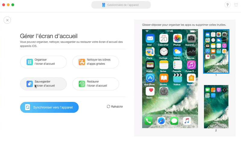 gestion ecran accueil anytrans