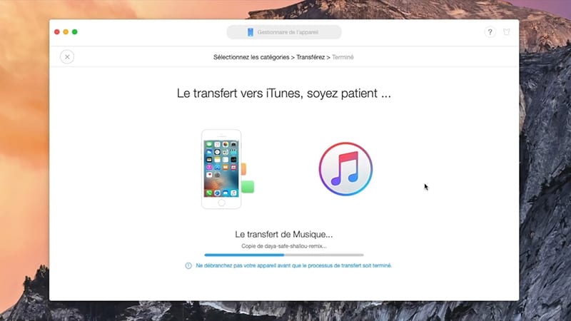 transfert musique itunes anytrans