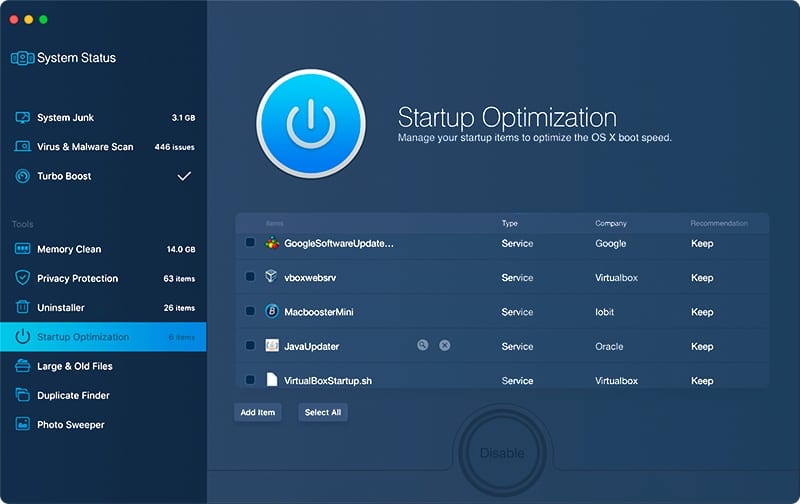 macbooster optimisation mac