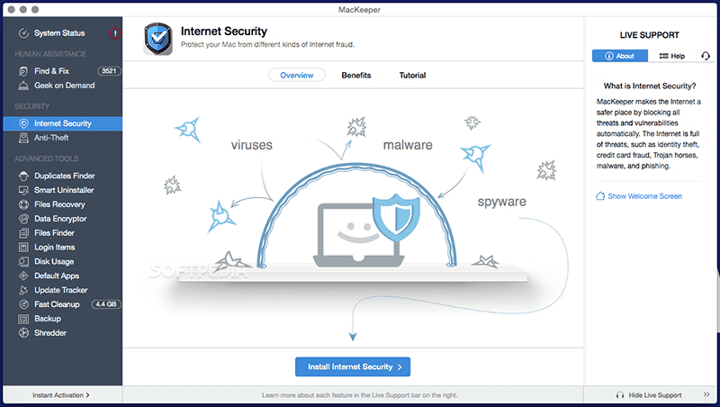 mackeeper supprimer virus malwares