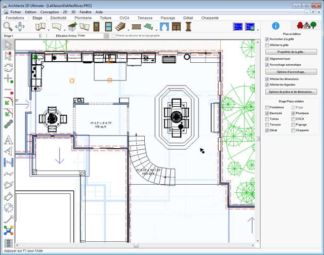 architecte 3d concevoir plan