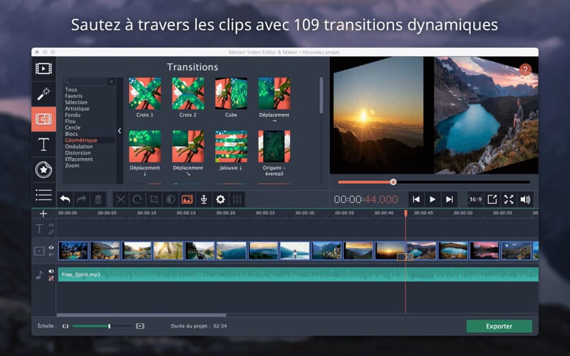 avantages movavi editor