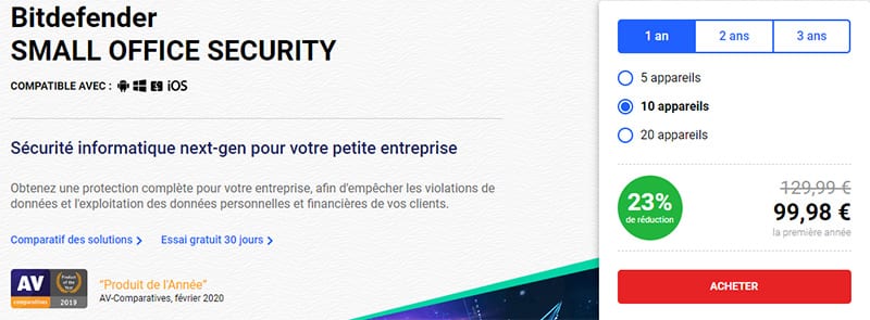 bitdefender small office security