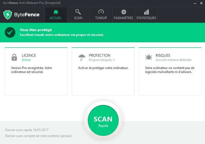 bytefence analyse ordinateur