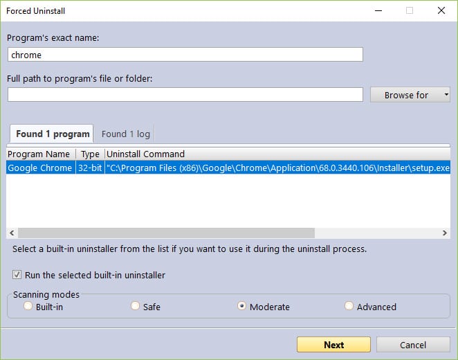 fonctionnalites revo uninstaller