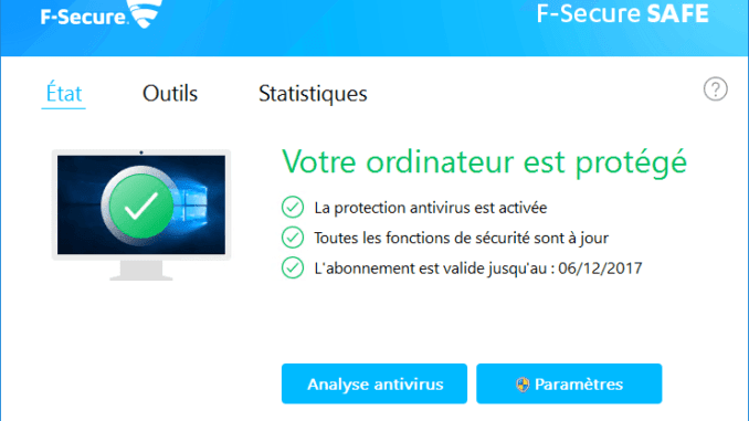 fsecure protection ordinateur