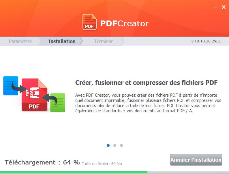 installation pdf creator avis
