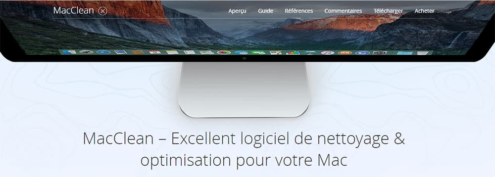 macclean nettoyage optimisation mac