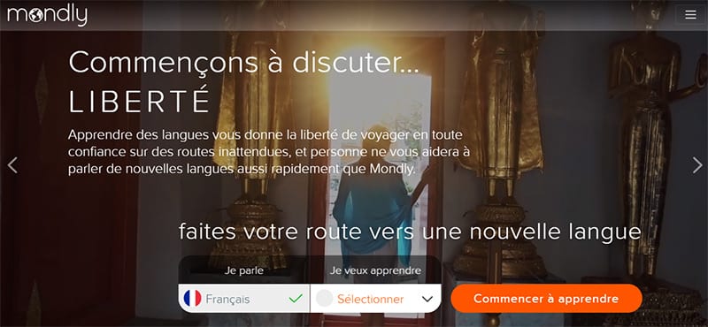 mondly apprentissage langue gratuit