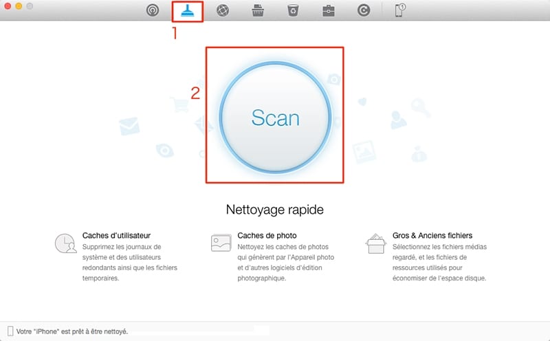 nettoyage rapide phoneclean
