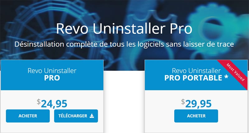 tarifs revo uninstaller