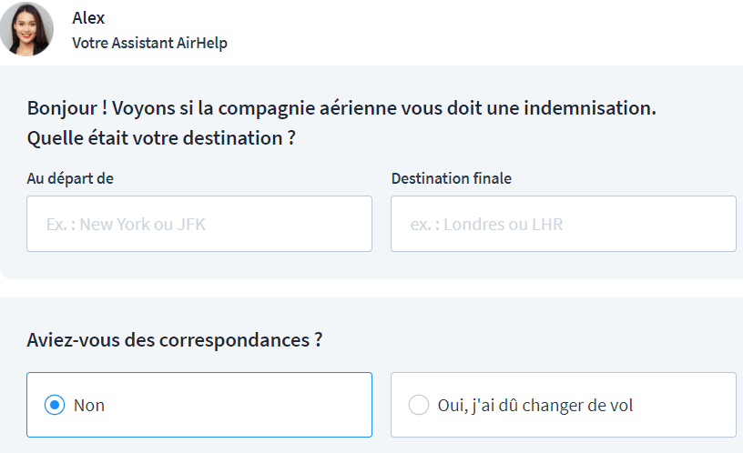 airhelp demande indemnisation vols