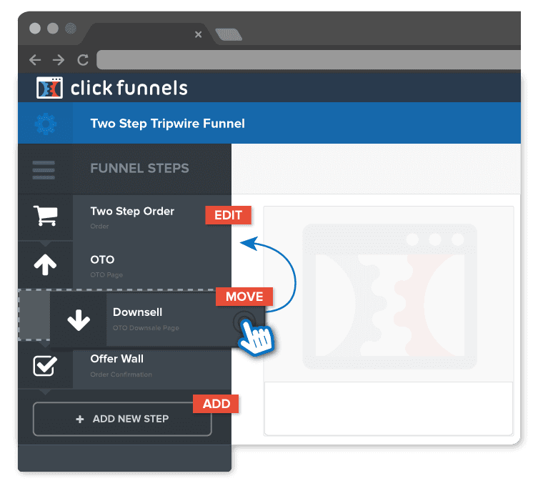 clickfunnels creation tunnel vente