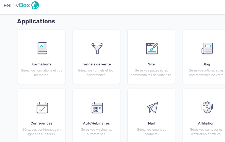 fonctionnalites learnybox