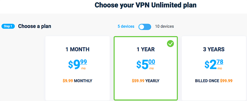 avis formules vpn unlimited