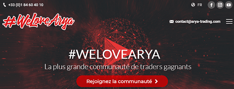 welovearya arya trading avis
