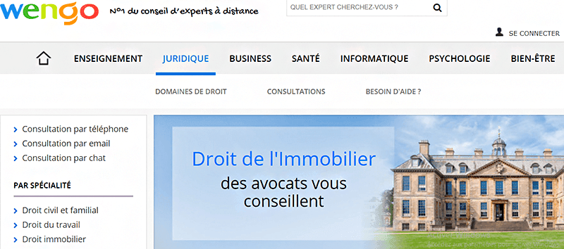 avis wengo conseils juridiques