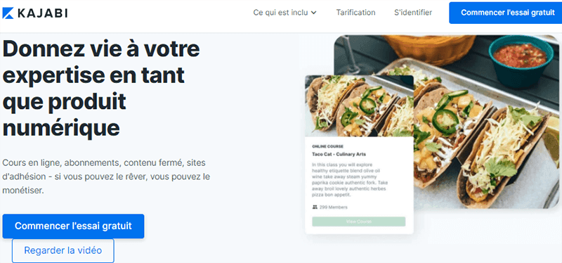 kajabi plateforme formation en ligne