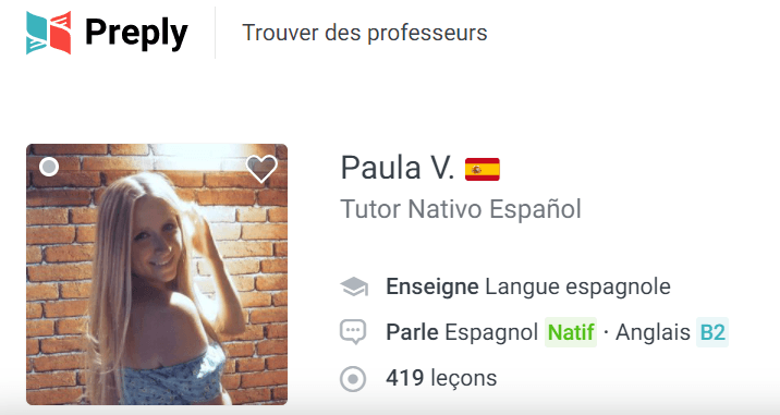 profil tuteur preply