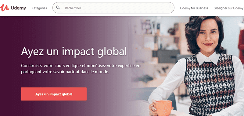 udemy plateforme formation en ligne